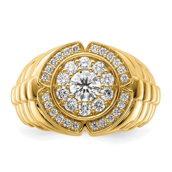 Gold Diamond Mens Rings