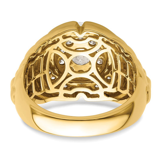 Gold Diamond Mens Rings