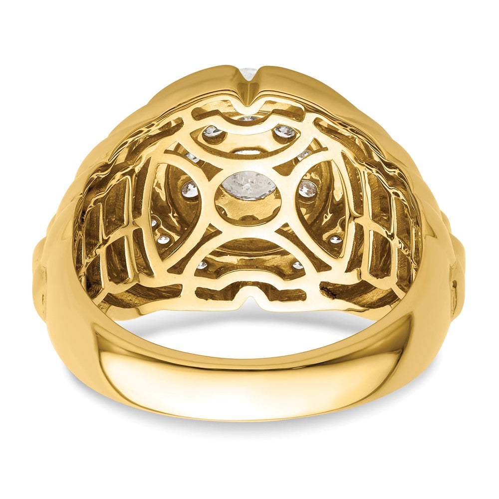 Gold Diamond Mens Rings