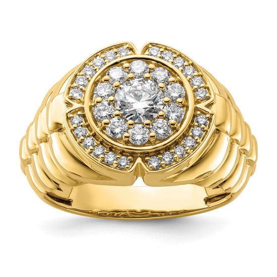 Gold Diamond Mens Rings
