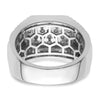 14k White Gold 7/8 carat Lab Grown Diamond VS/SI+ G+ Men's Ring