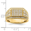 14k 1 3/8 carat Lab Grown Diamond VS/SI+ G+ Men's Ring