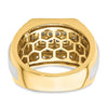 14k Two-Tone 1 carat Lab Grown Diamond VS/SI+ G+ Men's Ring