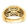 14k Two-Tone 1 carat Lab Grown Diamond VS/SI+ G+ Complete Men's Ring