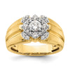 14k Two-Tone 1 carat Lab Grown Diamond VS/SI+ G+ Complete Men's Ring