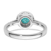 Gold Pure Serenity Diamond & Created Paraiba Jewelry