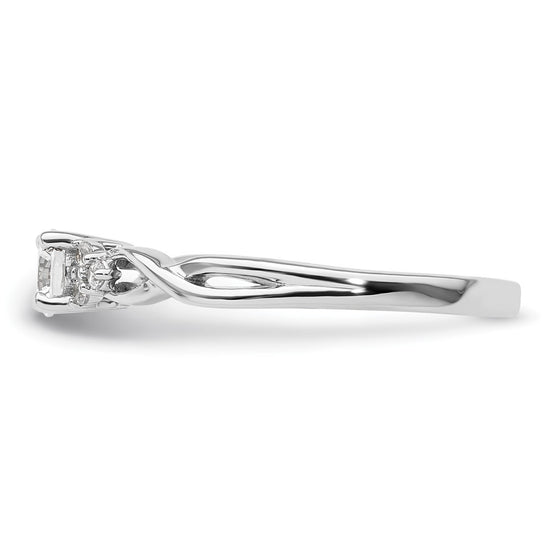 14k White Gold 1/3 carat Lab Grown Diamond VS/SI+ G+ Round Complete Halo Engagement Ring