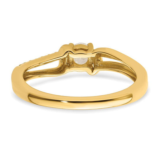 14K Diamond Complete Promise/Engagement Ring