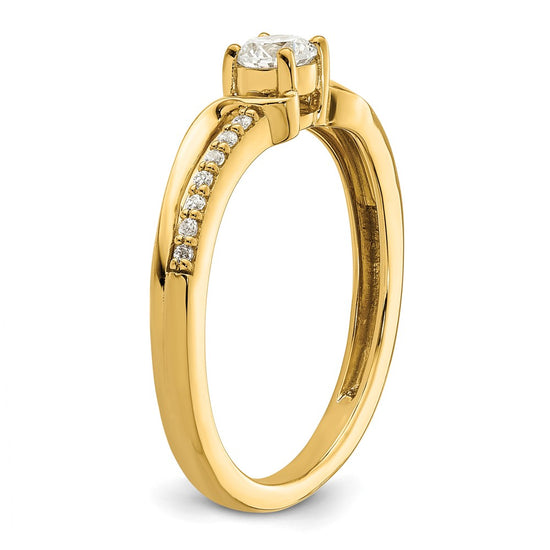 14K Diamond Complete Promise/Engagement Ring