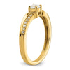 14K Diamond Complete Promise/Engagement Ring
