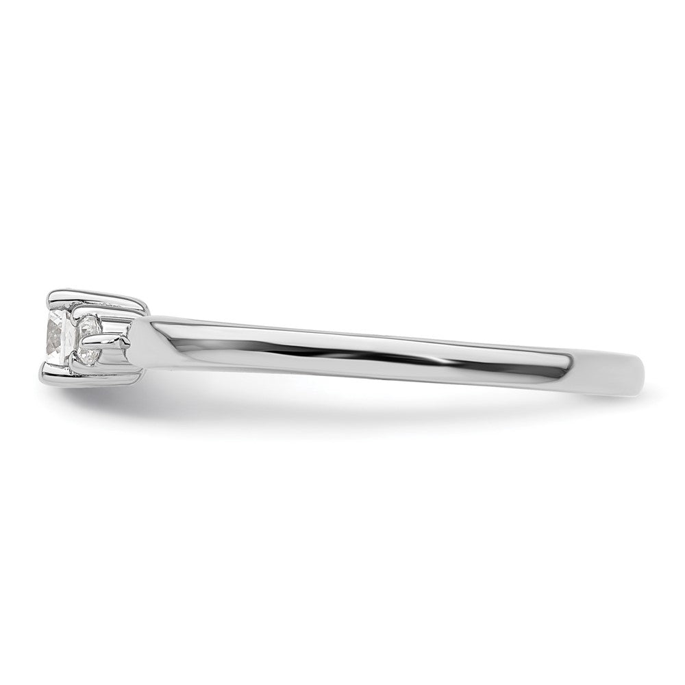 14K White Gold Diamond Complete Promise/Engagement Ring