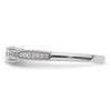 10k White Gold 1/3 carat Lab Grown Diamond VS/SI+ G+ Complete Petite Engagement Ring