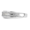 10k White Gold 1/5 carat Lab Grown Diamond VS/SI+ G+ Complete Men's Ring