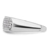 14k White Gold 1/4 carat Lab Grown Diamond VS/SI+ G+ Complete Ladies Band