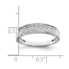 14k White Gold 1/5 carat Lab Grown Diamond VS/SI+ G+ Complete Ladies Band