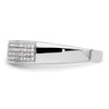14k White Gold 1/4 carat Lab Grown Diamond VS/SI+ G+ Complete Men's Band