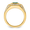 Gold Diamond and Gemstone Mens Rings