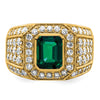Gold Diamond and Gemstone Mens Rings