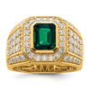 Gold Diamond and Gemstone Mens Rings