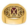 Gold Diamond and Gemstone Mens Rings