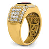 Gold Diamond and Gemstone Mens Rings