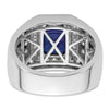 Gold Diamond and Gemstone Mens Rings