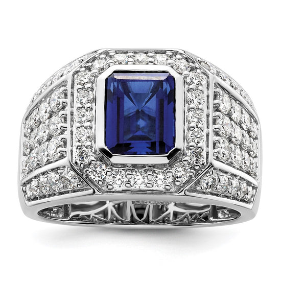 Gold Diamond and Gemstone Mens Rings