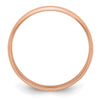 Lightweight Milgrain Half Round Band — 5 mm