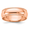 Lightweight Milgrain Half Round Band