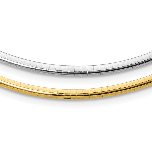 Gold Polished Reversible Lightweight Omega