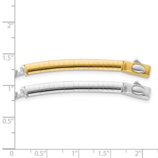 Gold Polished Reversible Omega