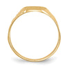 Polished Gold Fancy Signet Rings