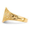 Polished Gold Fancy Signet Rings
