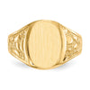Polished Gold Fancy Signet Rings