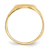 Polished Gold Fancy Signet Rings