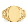 Polished Gold Fancy Signet Rings