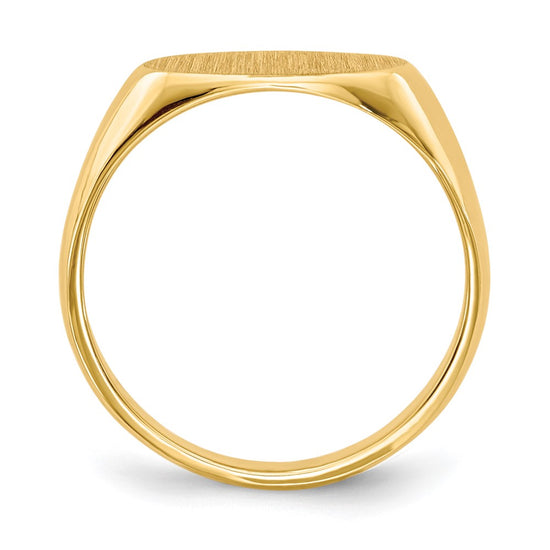 Gold Polished Children's Signet Rings