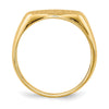 Gold Polished Children's Signet Rings
