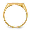 Gold Polished Children's Signet Rings