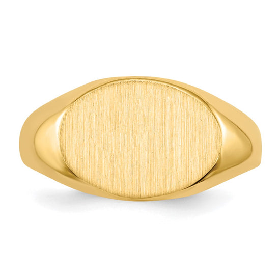 Gold Polished Children's Signet Rings