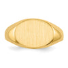 Gold Polished Children's Signet Rings