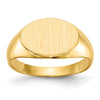 Gold Polished Children's Signet Rings