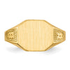 Polished Gold Fancy Signet Rings