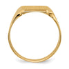 Polished Gold Fancy Signet Rings