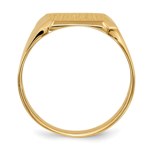 Polished Gold Fancy Signet Rings