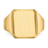 Polished Gold Fancy Signet Rings