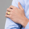 14k 7.5x9mmRectangular Closed Back Signet Ring