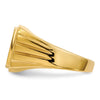 Gold Polished Diamond Signet Ring