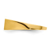 Gold Polished Rectangle Closed Back Signet Ring