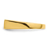 Gold Polished Rectangle Closed Back Signet Ring